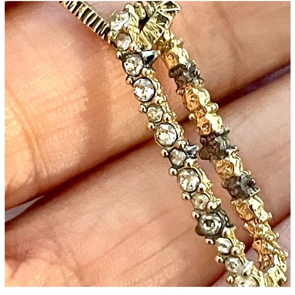 Alexis Bittar crystal link with glass pearl station necklace - Picture 3 of 12